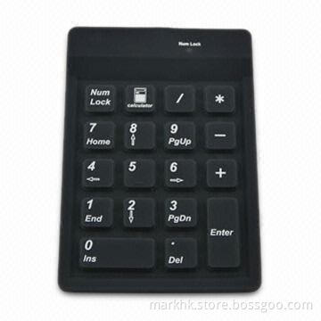 Numeric Keyboard, Supports Plug-and-play Function, with 19 Keys and Durable Structure